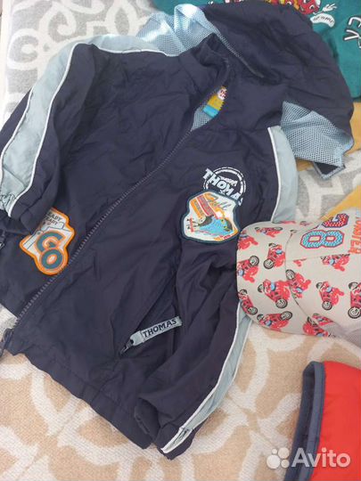 Осенняя одежда для мальчика пакетом 86 см