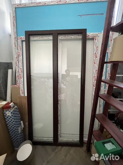 Пластиковое окно 100х200см