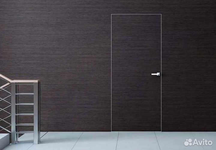 Межкомнатные двери под отделку, скрытые