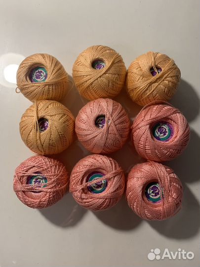 Нитки для вязания ирис набор