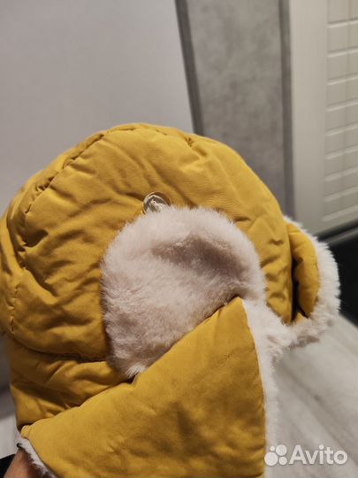 Шапка ушанка на девочку