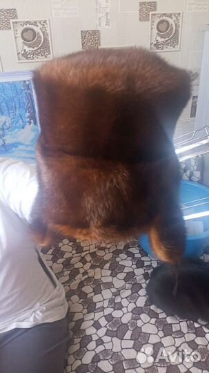 Норковая шапка мужская