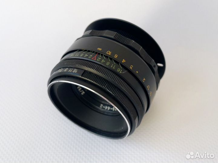 Объектив Helios 44 2 с переходником на Nikon