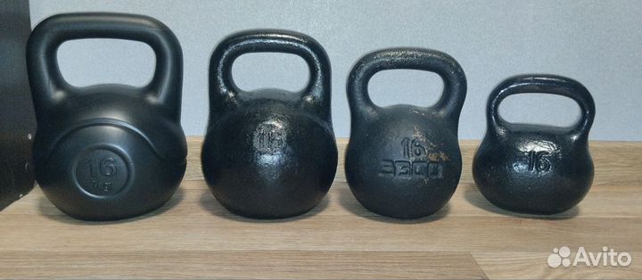 Гиря чугунная 16 и 32кг