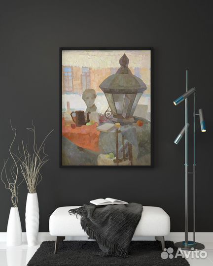 Интерьерная картина натюрморт с фруктами 70x80 см