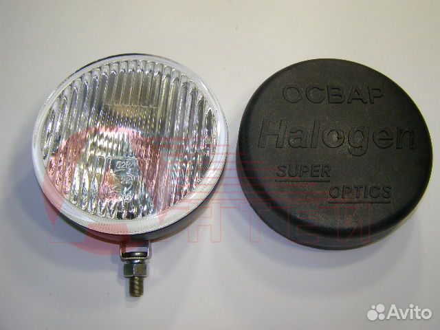 Фара п/туман белая, круглая с крышкой 3501.3743