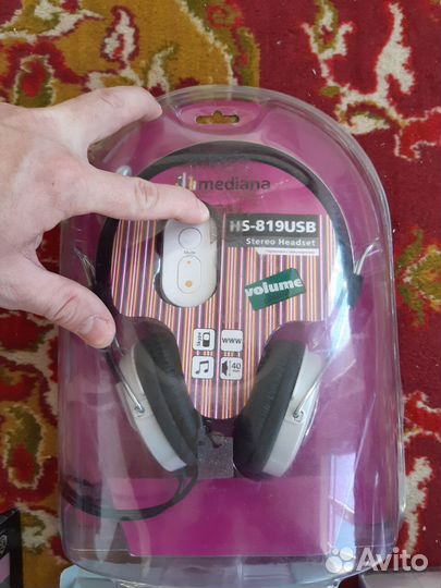 Наушники с микрофоном Mediana HS-819USB