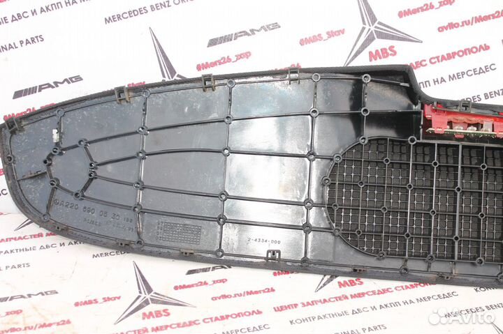 Стоп сигнал дополн w220 мерседес дорест