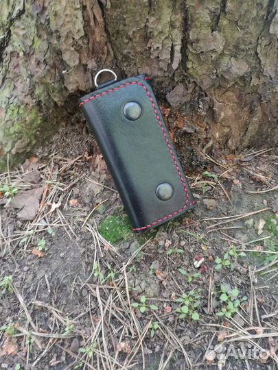 Вечная ключница из кожи. Ручная работа