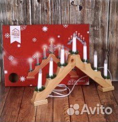 Светильник горка декор