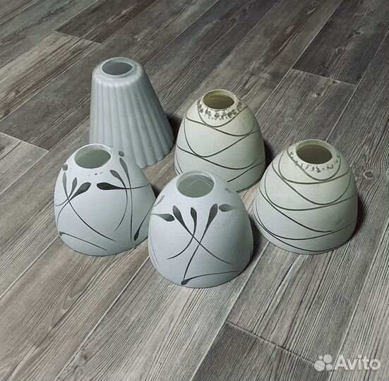 Плафоны для люстры 5 шт