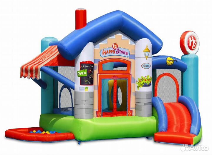 Надувной батут Happy Hop Веселый магазинчик 9415