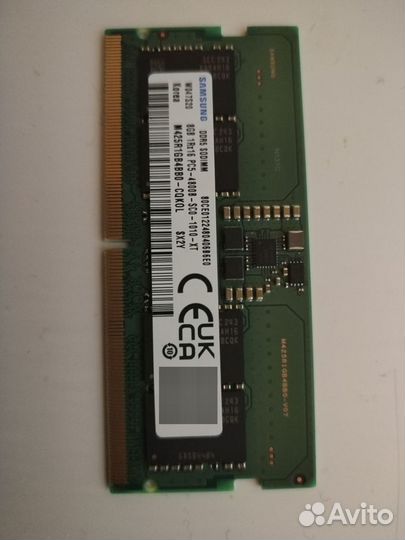 Оперативная память Samsung DDR5 8гб для ноутбука