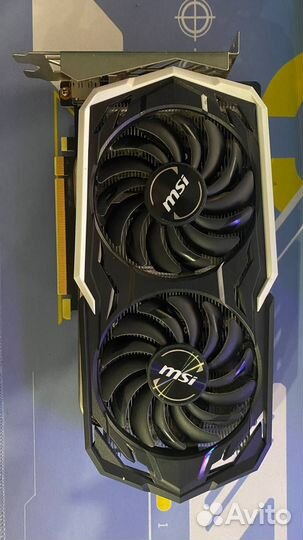 Видеокарта MSI geforce gtx 1660 ti armor oc 6g