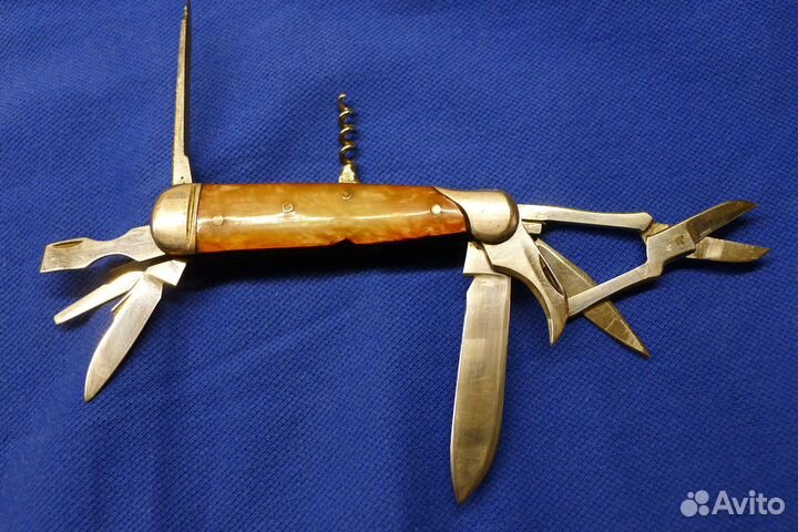 Нож перочинный многопредметный СССР Ворсма