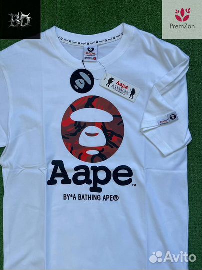 Футболка bape белая