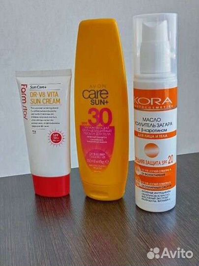 Солнцезащитный крем. Farmstay, Avon