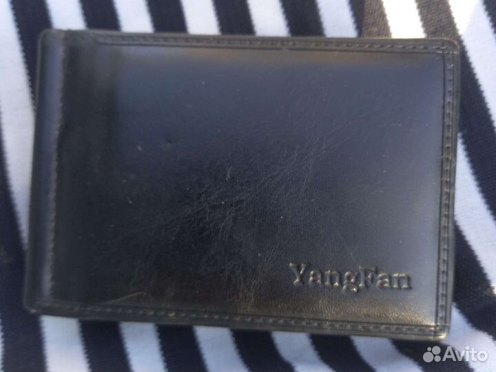 Портмане картхолдер кожа нат