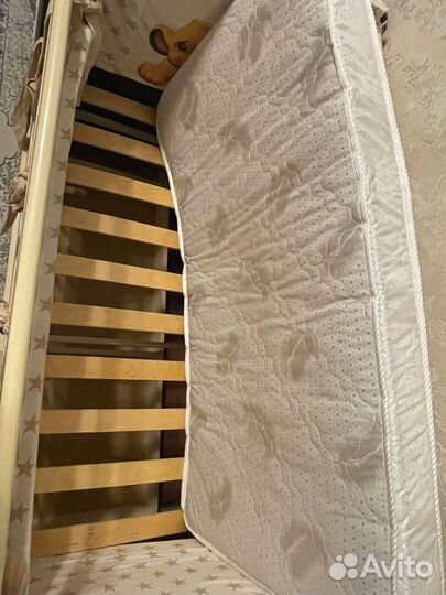 Детская кровать трансформер с люлькой