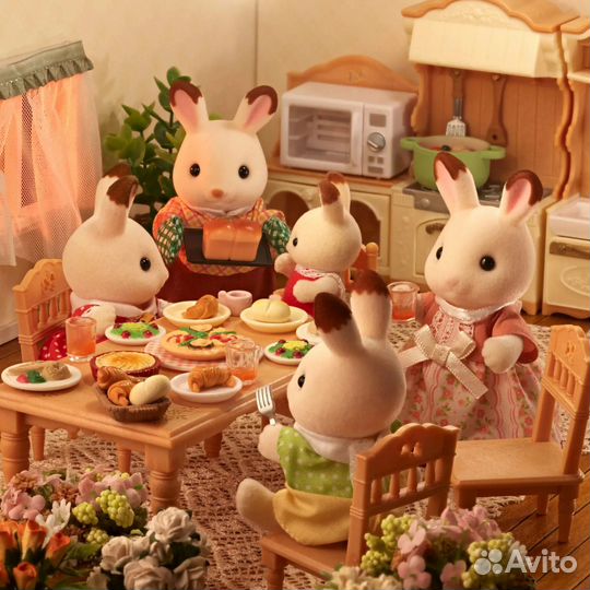 Набор Sylvanian Families Семейство кроликов 5655