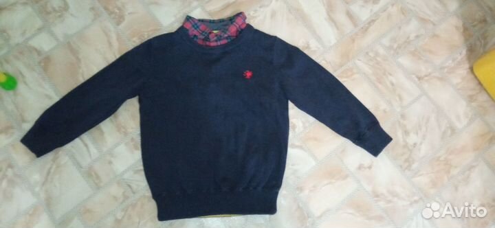 Свитер-поло на мальчика