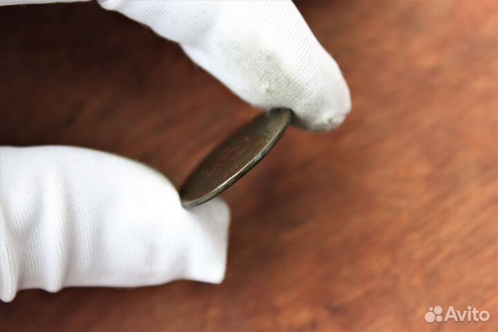 Деньга 1707 Петр I в Твери