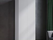 Новый распашной шкаф белого цвета в Наличии