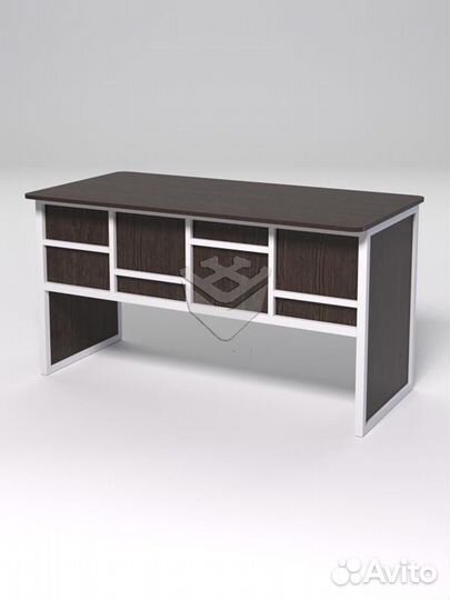 Стол рабочий офисный С-03 (закругленные торцы) &qu