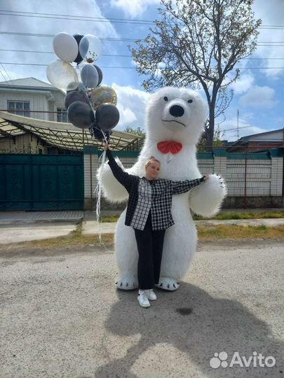 Аниматор Белый Мишка / Танцующий Мишка