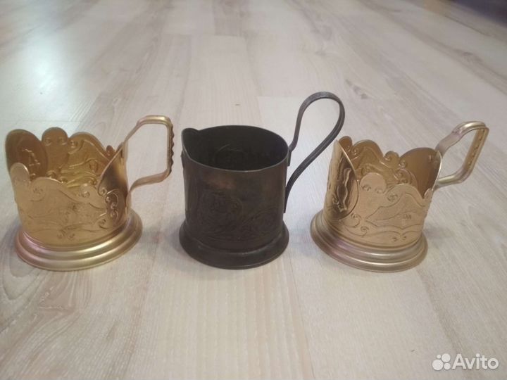 Три подстаканника СССР