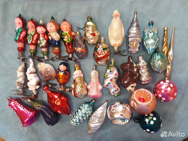 Елочные игрушки СССР