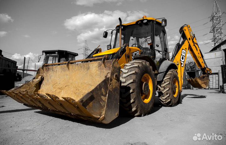 Аренда услуги экскаватора погрузчика. Вывоз снега