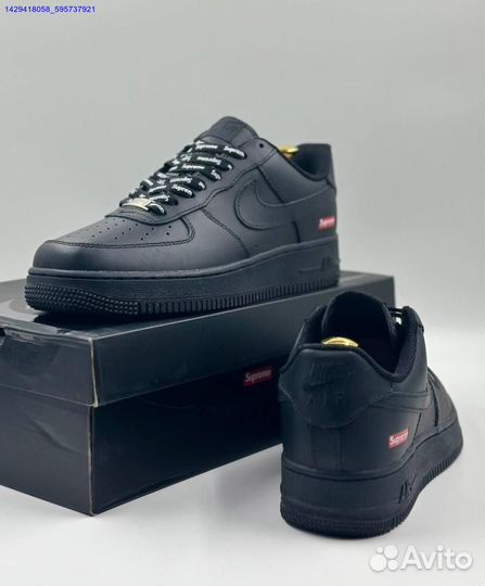 Кроссовки Nike Air Force 1 Low & Supreme (Арт.45533)