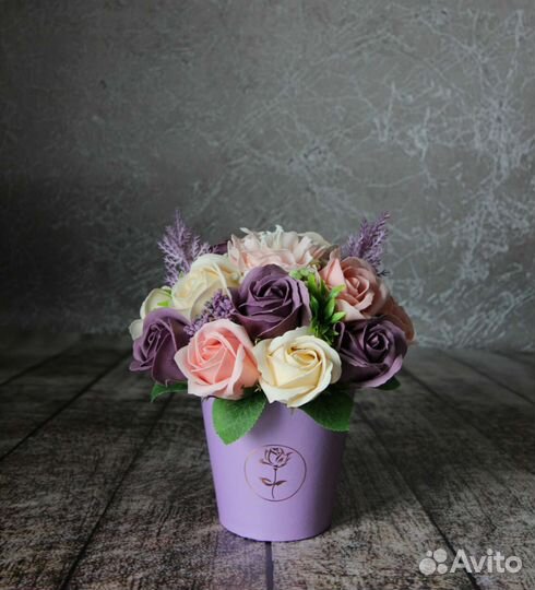 Букеты из мыльных цветов