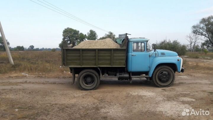 Песок речной,чернозем, щебень. камаз ЗИЛ