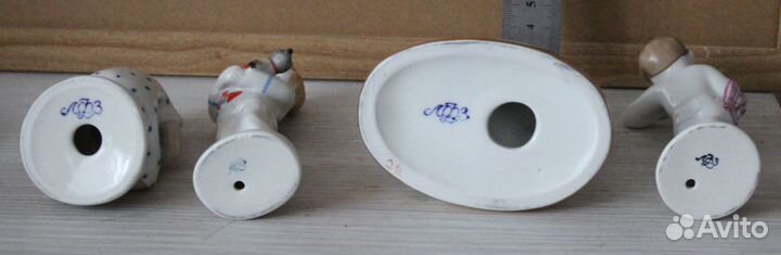 Фарфоровые статуэтки лфз Серия Счастливое детство