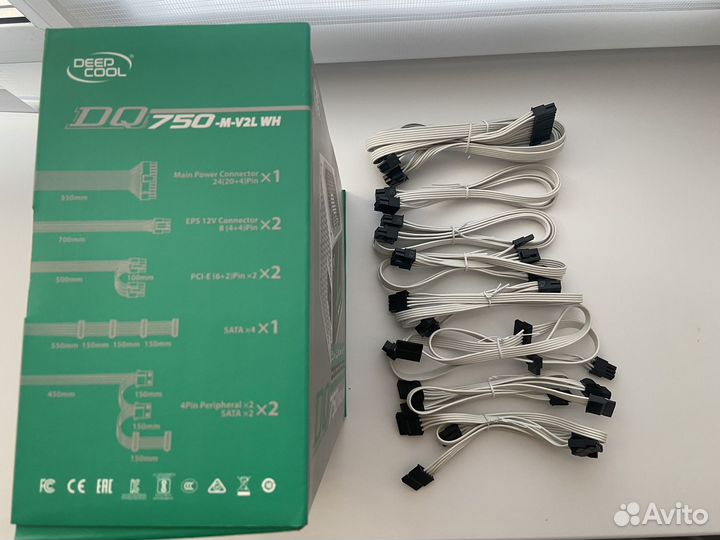 Блок питания deepcool DQ750-M-V2L-WH