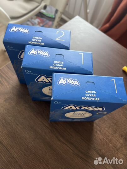 Смесь Агуша 1,2