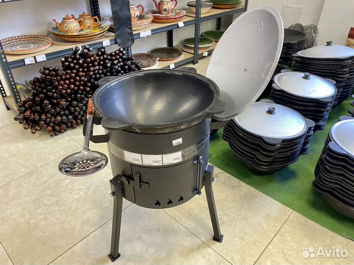 Комплект казан, печь, шумовка