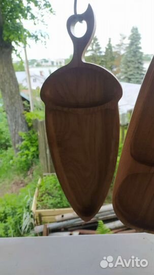 Деревянные менажницы из дуба
