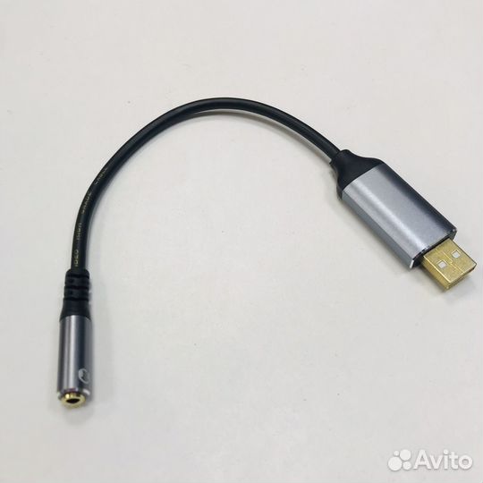 Переходник,адаптер USB 2.0-3.5 jack (мама)