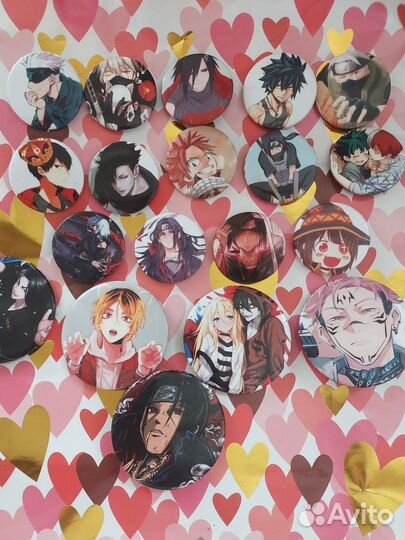 Значки с аниме