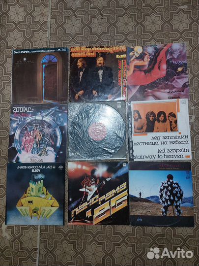 Пластинки рок Аквариум Beatles Deep Purple Zodiac