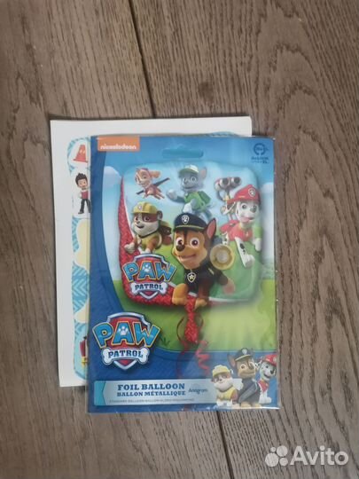 Шар фальгировпный щенячий патруль