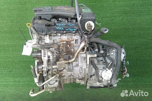 Двигатель в сборе двс toyota passo KGC30 1KR-FE