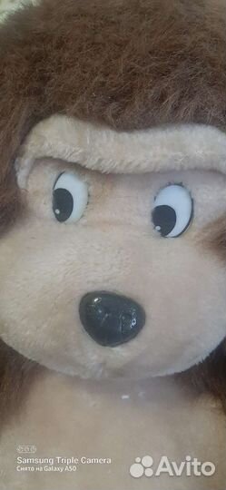 Большая мягкая игрушка-обезьяна из 90-хгодов