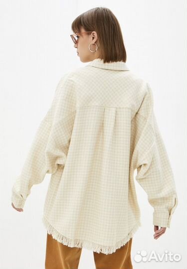 Рубашка твидовая toptop oversize