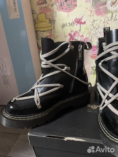 Ботинки rick owens x dr martens