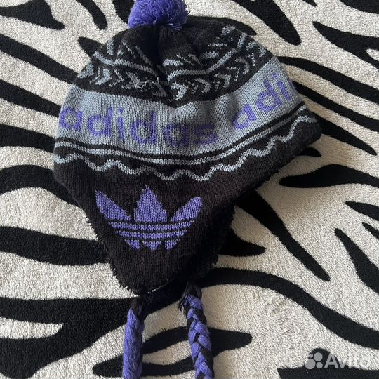 Шапка с косичками Adidas Vintage Y2K