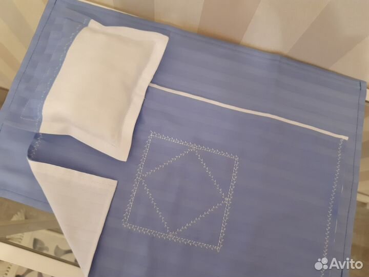 Постельный набор постелька для кукол одеялко